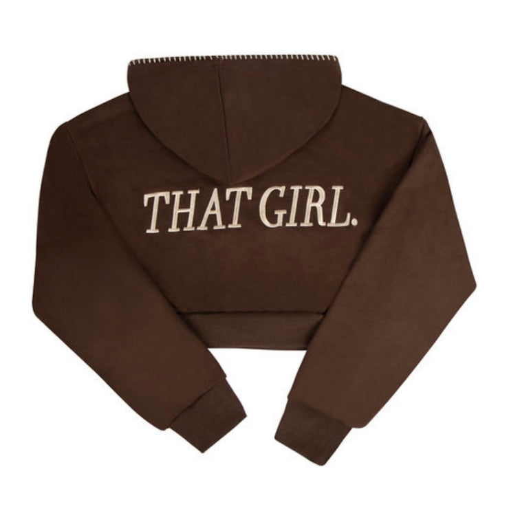 THAT GIRL II MMerch Cropped Hoodie