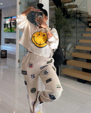 Prissy Patched Joggers SET