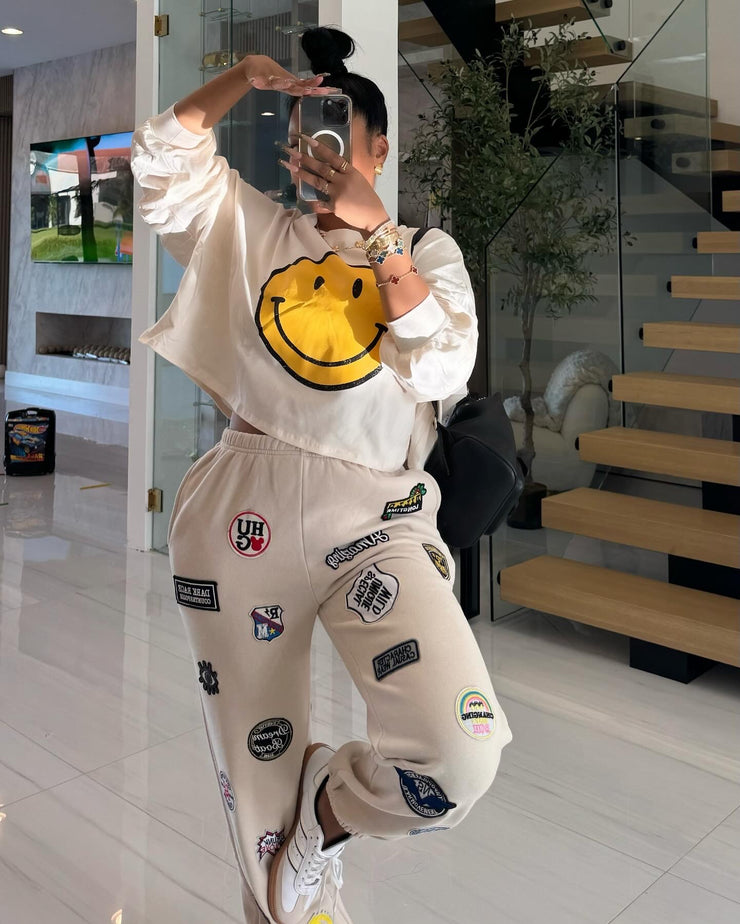 Prissy Patched Joggers SET