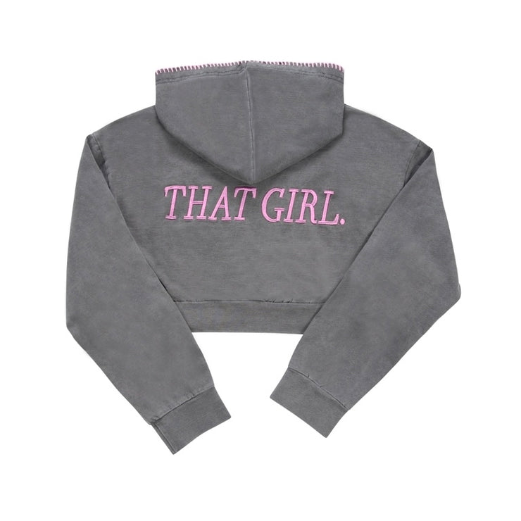 THAT GIRL. MMerch Cropped Hoodie