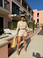 Cruisin in Crochet short set