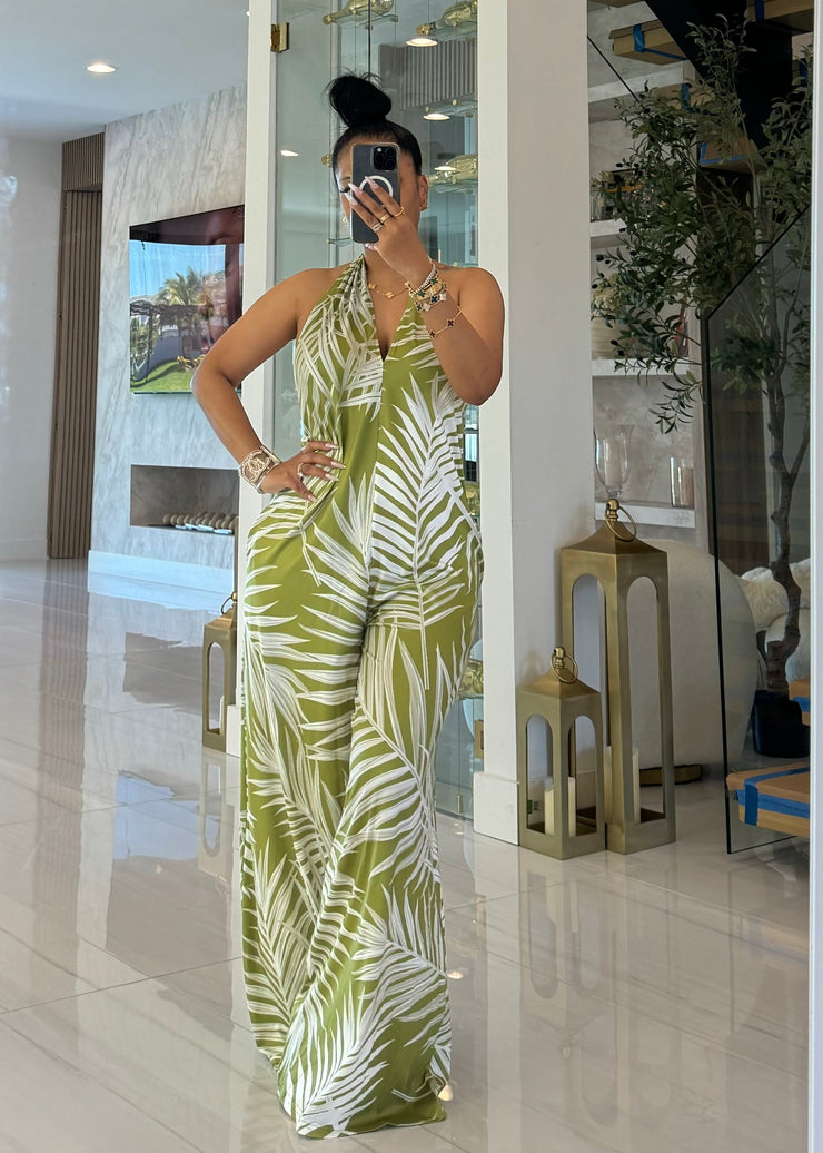 Pretty Palm jumpsuit