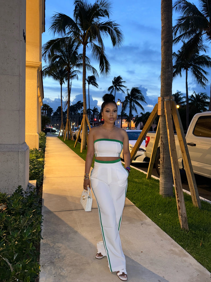 Sporty and Stripe trouser set
