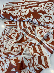 Bright Bronze Swirl Stencil pant set