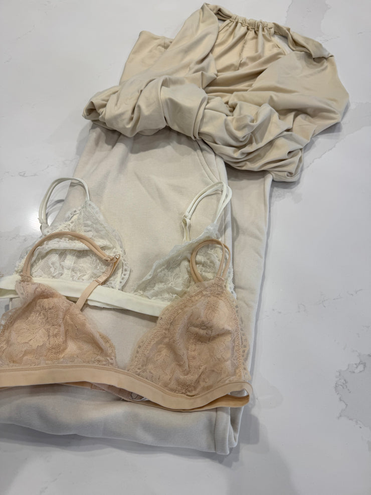 Elevated Essentials Elegance Top & Soft Sweats set