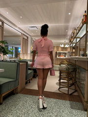 Cutesy Curtsy short set