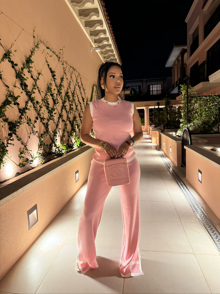 Out of Line knit long top set