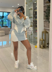 Sassy Seafoam skirt set