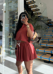 Polo Tennis skirt set