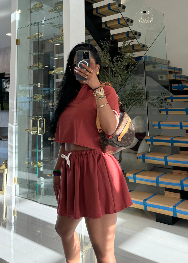 Polo Tennis skirt set