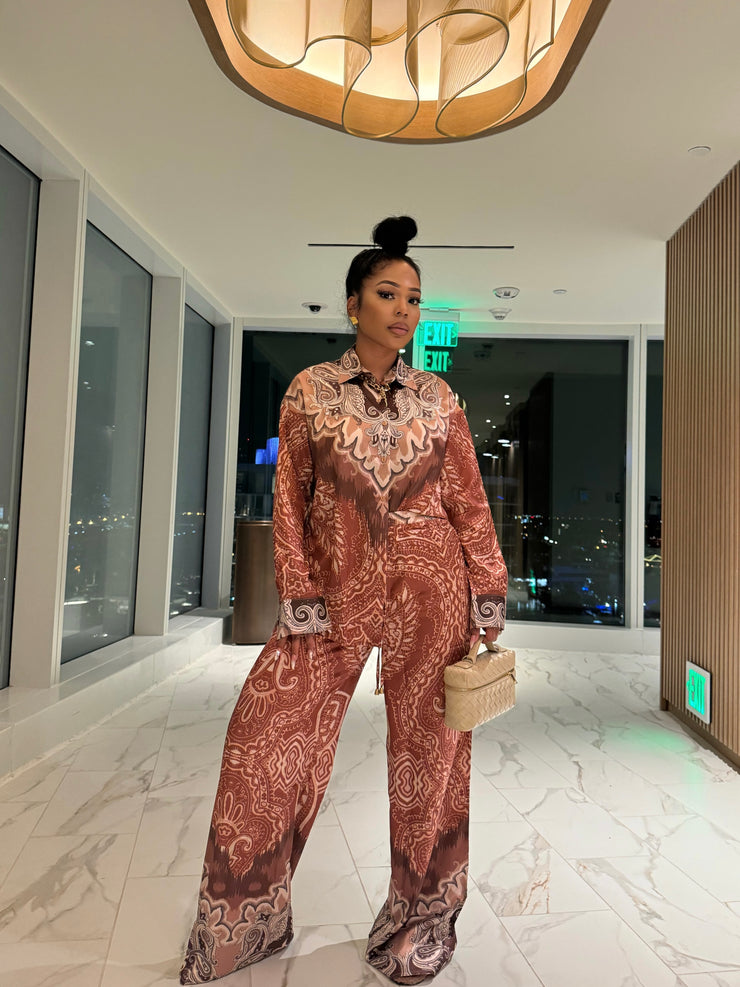 Cowgirl Caviar multicolor pant set