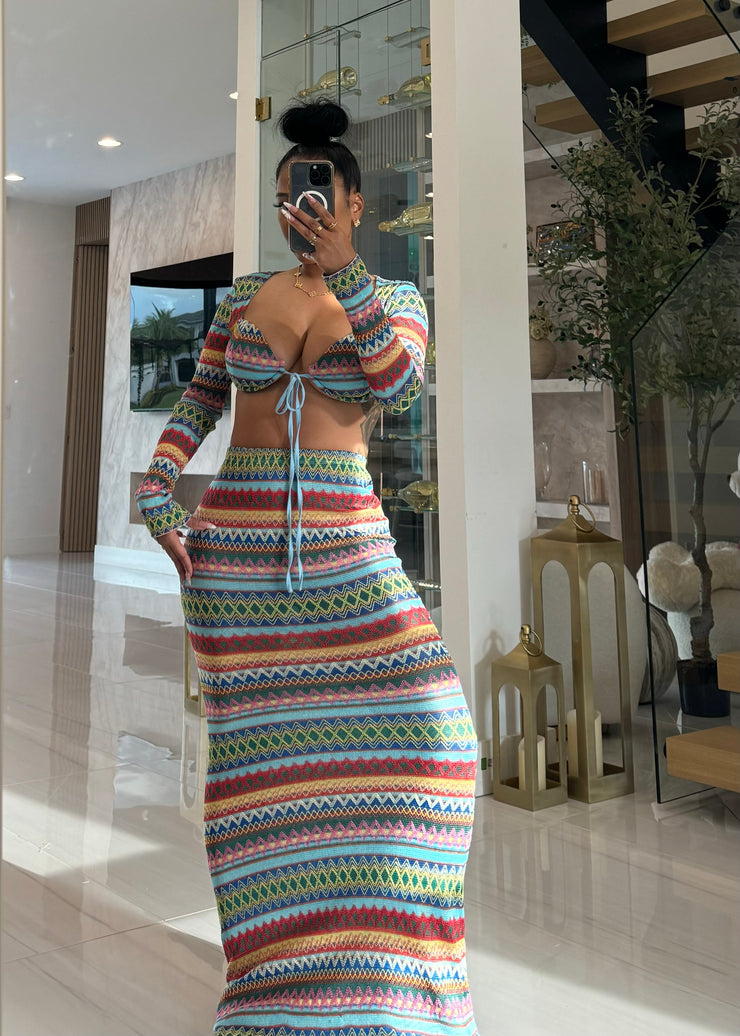 Coolgi Maxi skirt set
