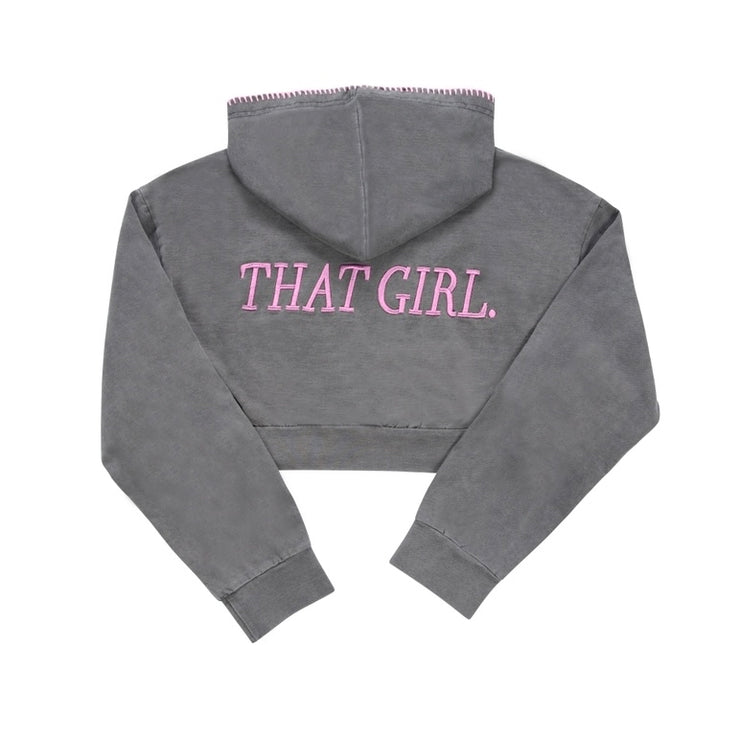 THAT GIRL. MMerch Cropped Hoodie