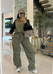 On the Go Olive tracksuit