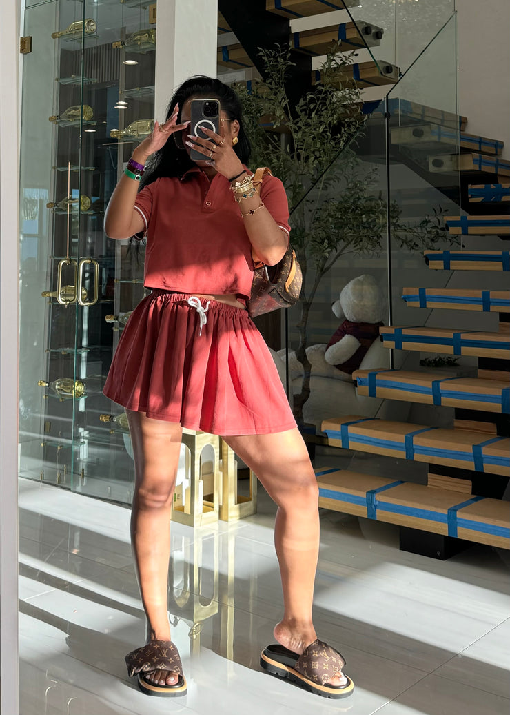 Polo Tennis skirt set