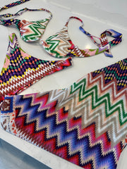 Zigzag Missyoni Bikini wrap set