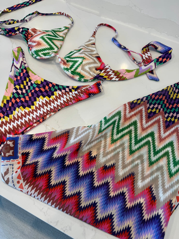 Zigzag Missyoni Bikini wrap set