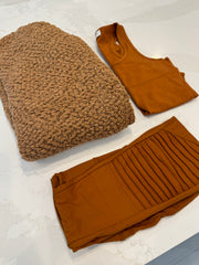 EE Deal of the Day: Look 12 Burnt Orange cardigan turtleneck & bodysuit leggings