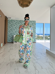 Pastel Paisley pant set