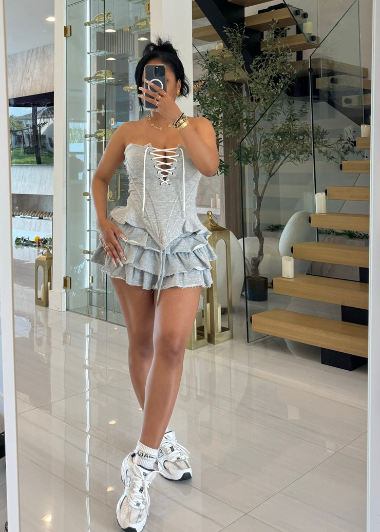 Court Side Corset skirt set