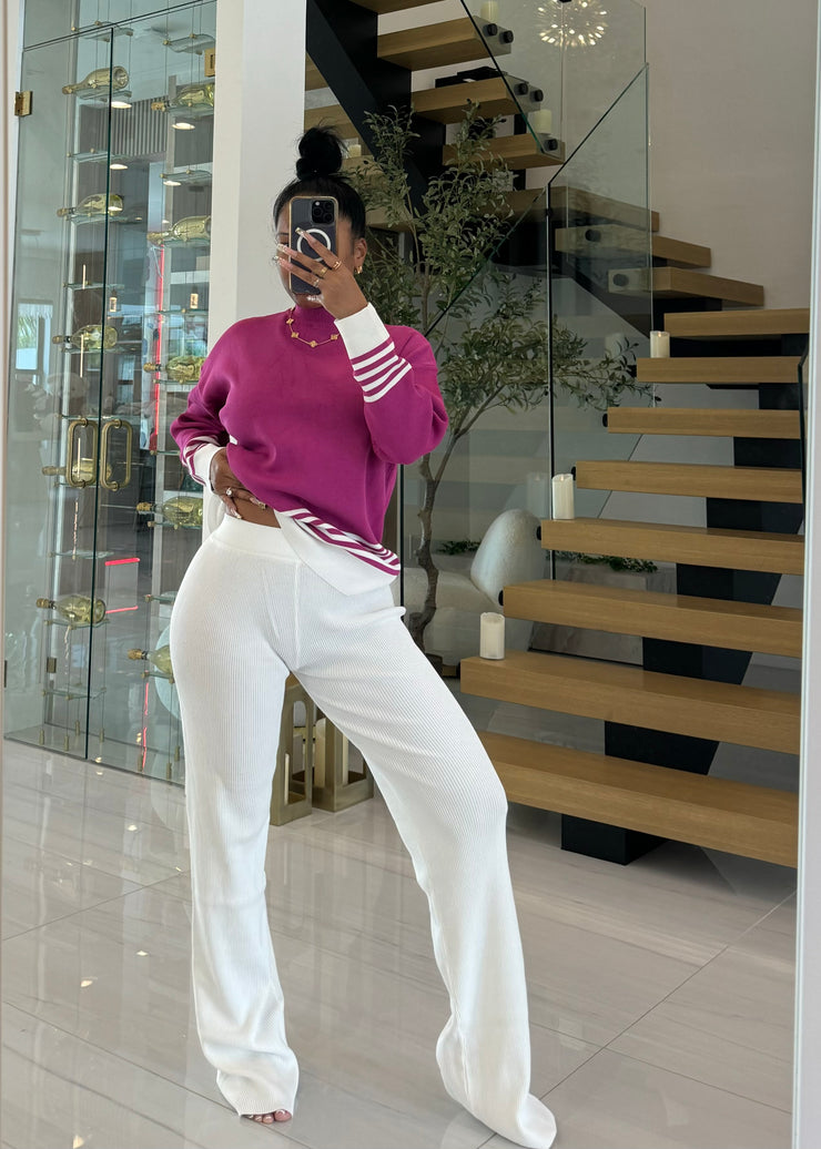 Stripe Sweater set