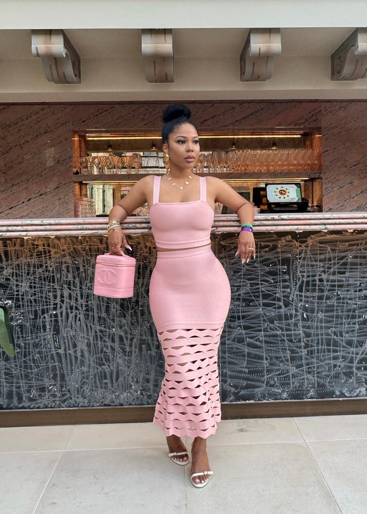 Bandage Body skirt set