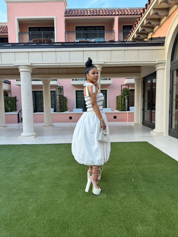 Country Club CEO bubble dress