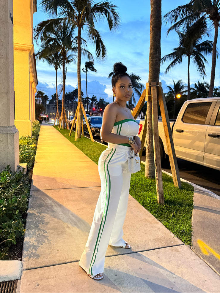 Sporty and Stripe trouser set