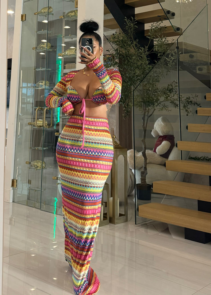 Coolgi Maxi skirt set