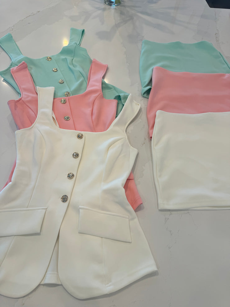 Business Cutesy skirt set