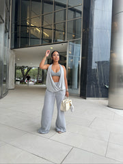 Elevated Essentials Elegance Top & Soft Sweats set