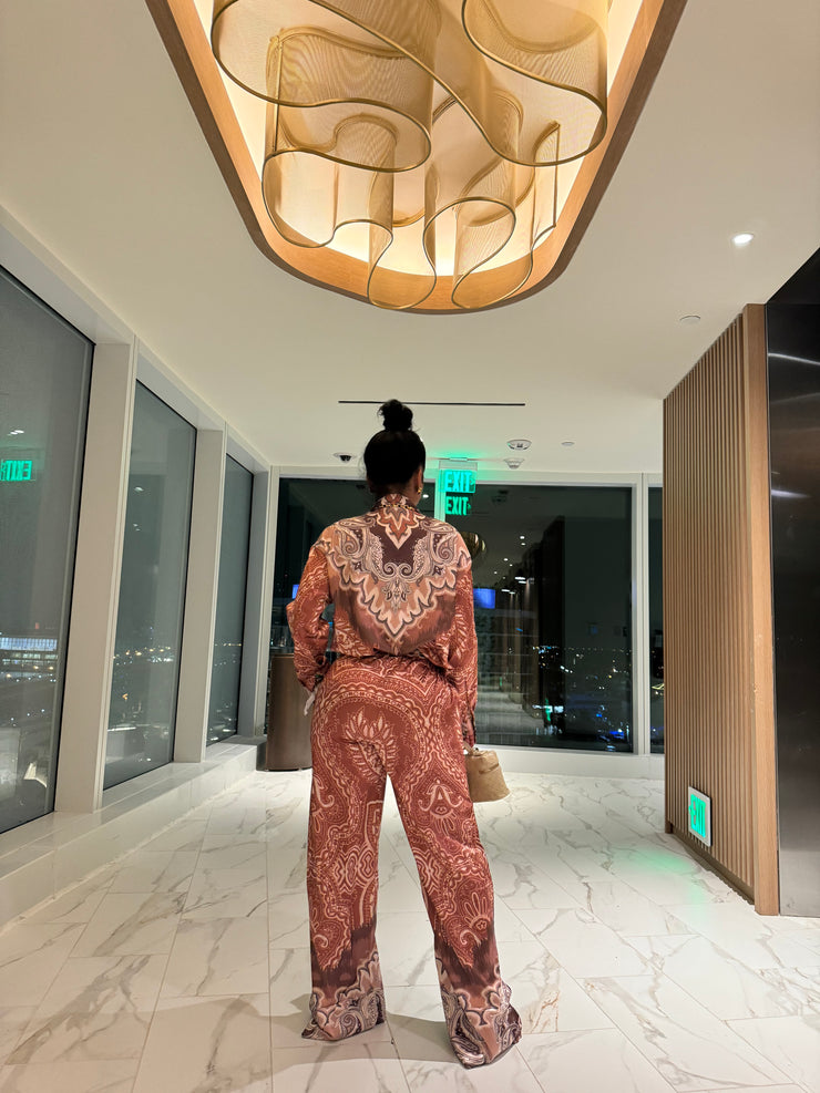 Cowgirl Caviar multicolor pant set