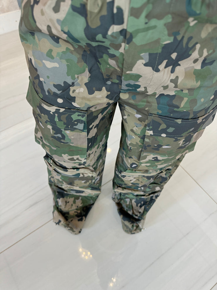 Camo Windbreaker Cargos