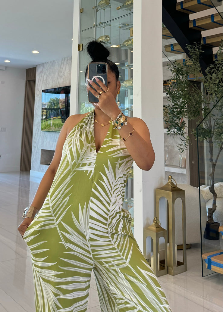 Pretty Palm jumpsuit