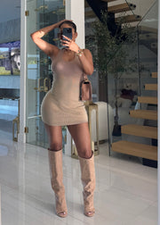 Ombré Aura halter dress