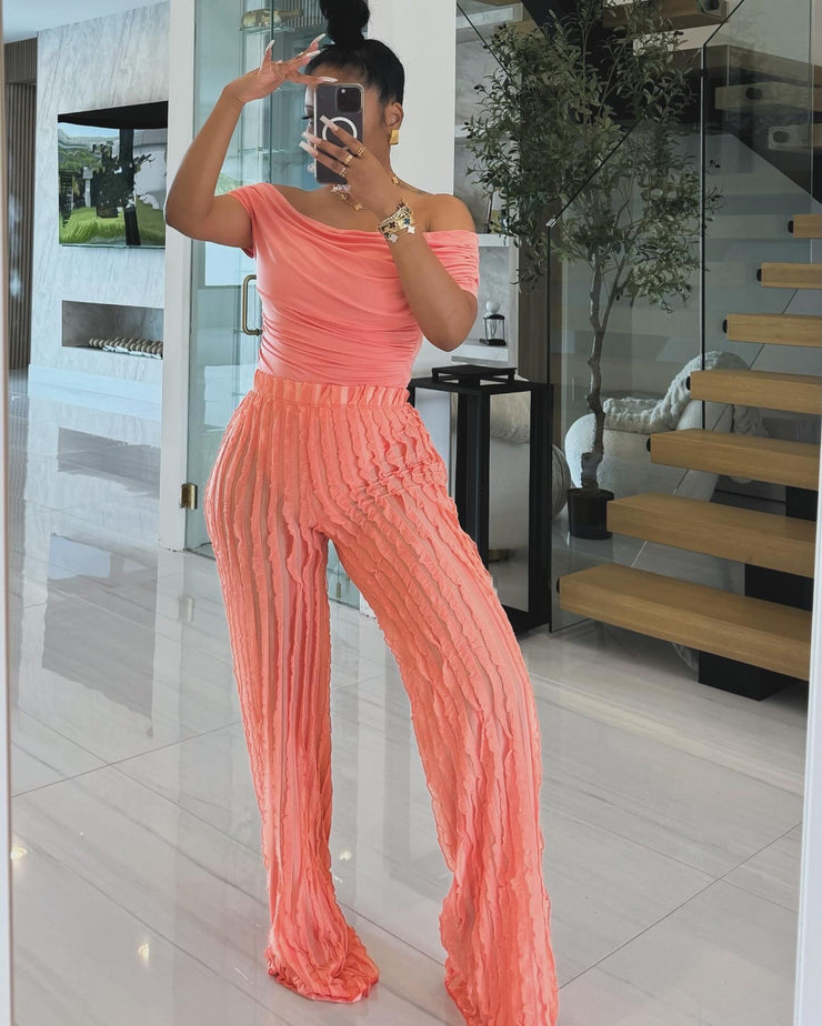 Coral Crush pant set