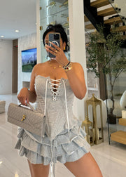 Court Side Corset skirt set