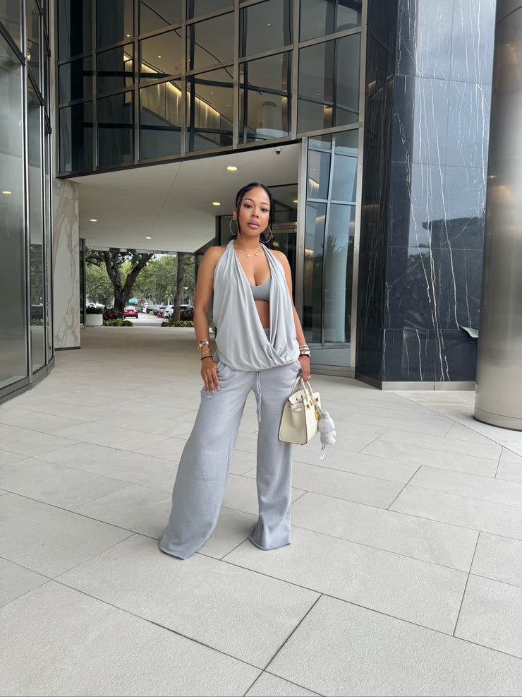 Elevated Essentials Elegance Top & Soft Sweats set