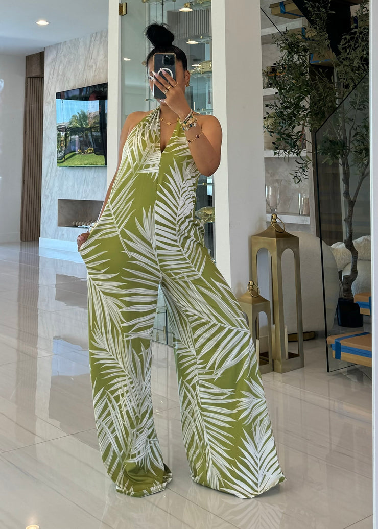 Pretty Palm jumpsuit