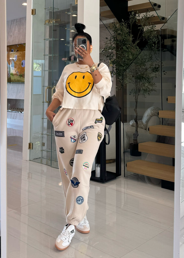 Prissy Patched Joggers SET