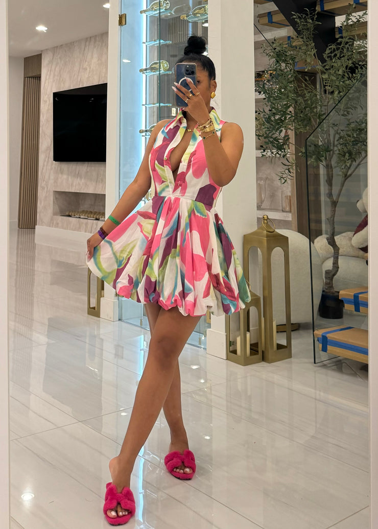 Collar Cloud dress