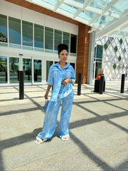 Silk Denim Dream pant set