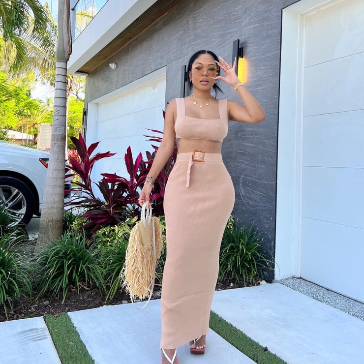 Bamboo Brunch skirt set