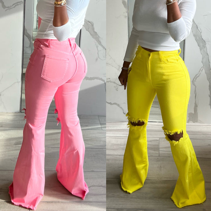 Perfect Pair Flare jeans - Spring Edition